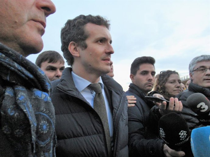 El president del PP, Pablo Casado