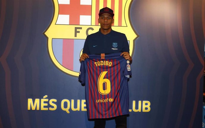 El jugador del FC Barcelona Jean-Clair Todibo
