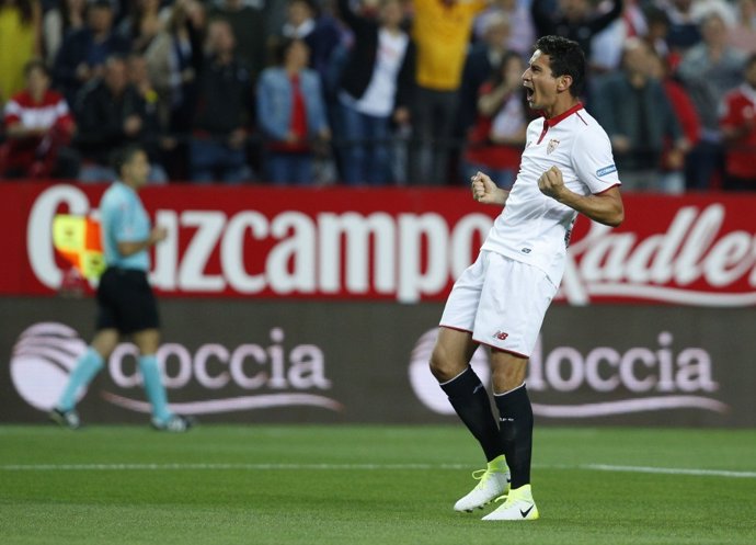 Ganso celebra un doblete con el Sevilla