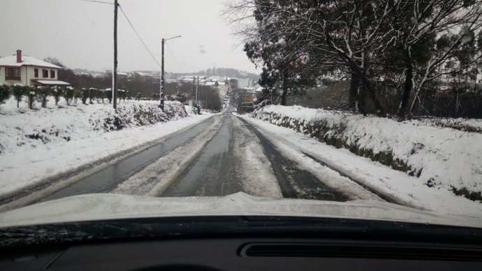 Nieve, nevadas, carreteras nevadas, temporal, frío, 