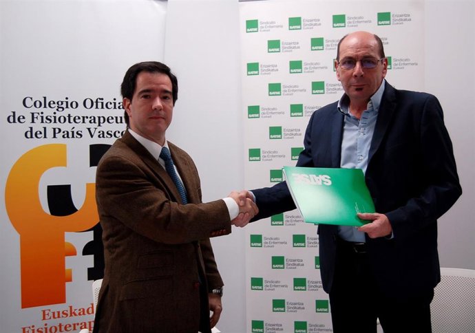Satse y el Colegio de Fisioterapia de Euskadi suscriben un acuerdo de colaboraci