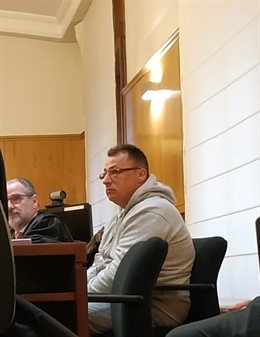 El condenado, en una de las sesiones del juicio.