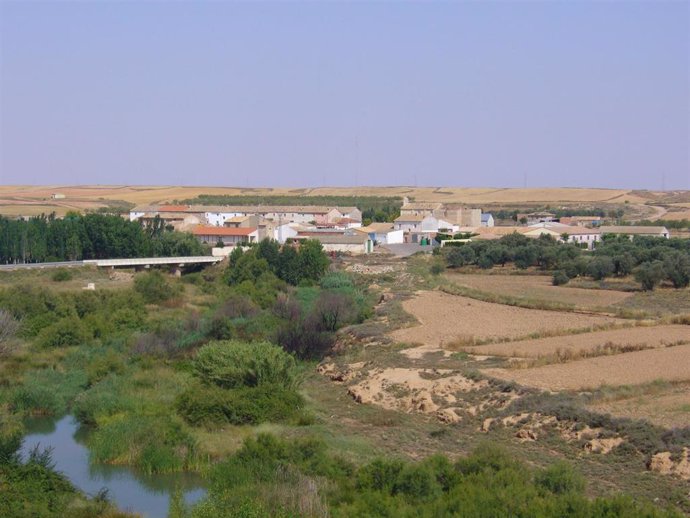 Vista de la localidad de Almochuel (Zaragoza)