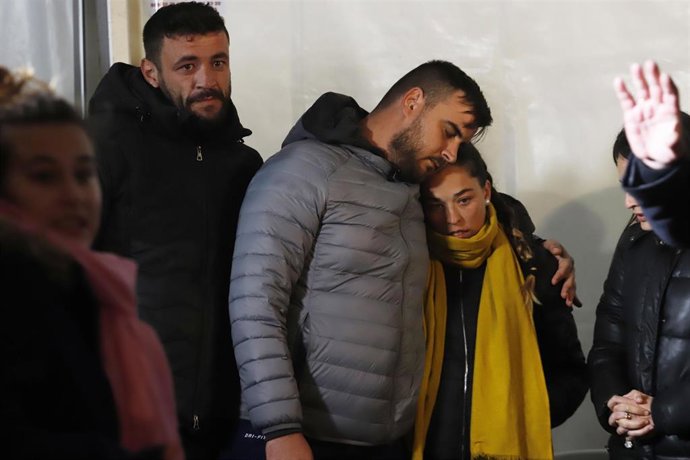 Los padres de Julen participan en una vigilia