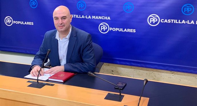 El diputado nacional del PP por Toledo José Jaime Alonso en rueda de prensa