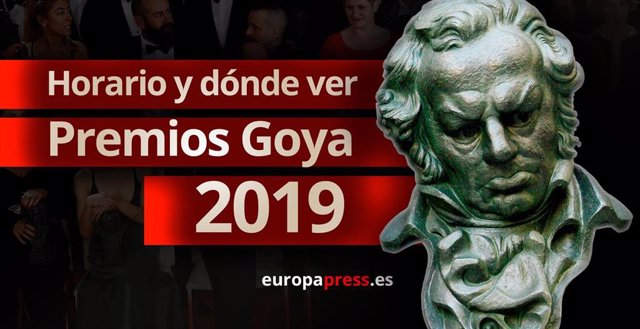 Horario y dónde ver los Premios Goya 2019