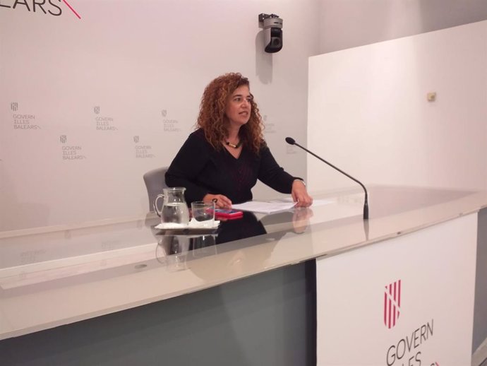 Pilar Costa tras el Consell de Govern