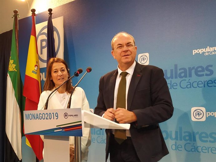José Antonio Monago, presidente del PP en Extremadura