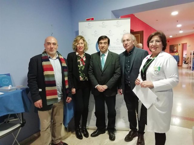 Organizadores de las jornadas en el Hospital Virgen de las Nieves