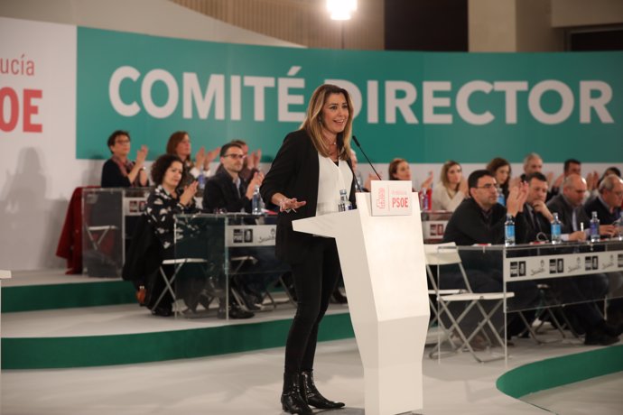 Susana Díaz, en el Comité Director del PSOE-A