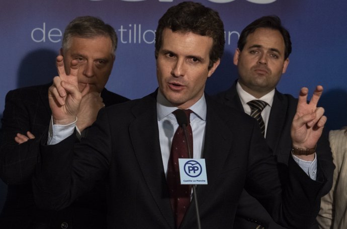 El presidente del Partido Popular, Pablo Casado, visita Ciudad Real