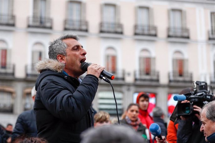 Día 11 de la huelga de taxistas de Madrid, que vuelven a concentrarse ante la se