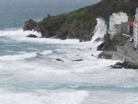 El viento roza los 100 kilómetros por hora en A Coruña y 'Helena' deja mínimas de -1,4º en O Courel (Lugo)