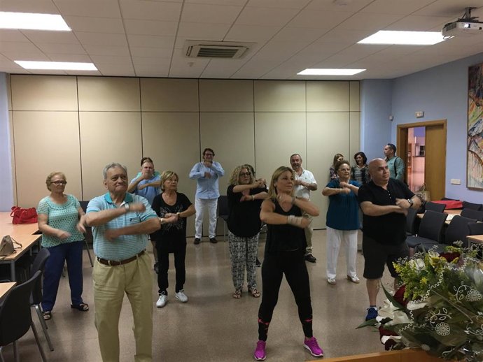Personas mayores con insuficiencia cardiaca en el programa 'Bailando voy'