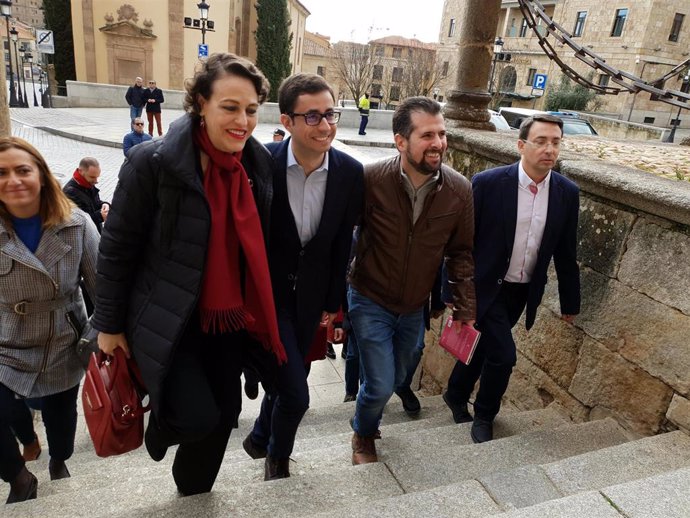 Acto del PSOE en Salamanca