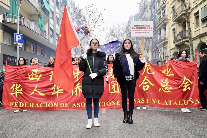 Celebración del Año Nuevo Chino en Barcelona