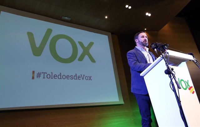 Acto público de Vox en Toledo con Abascal