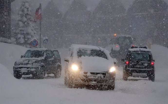 Temporal de nieve en Italia