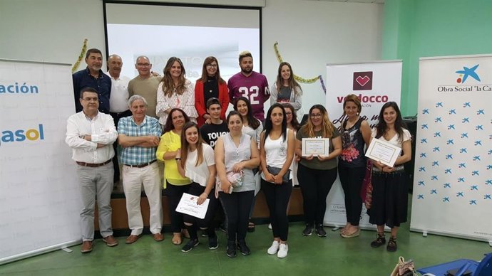 Clausura de un curso de la Fundación Valdocco. 