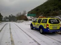Siguen cerrados por la nieve Lunada, Estacas, La Matanela, La Sía y Palombera
