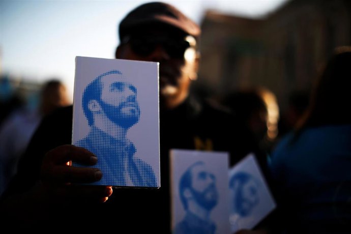 Imagen del candidato presidencial de El Salvador Nayib Bukele