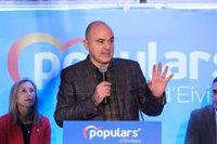 El candidato al Consell del PP reitera que Ibiza "no puede soportar cuatro años más de parálisis"