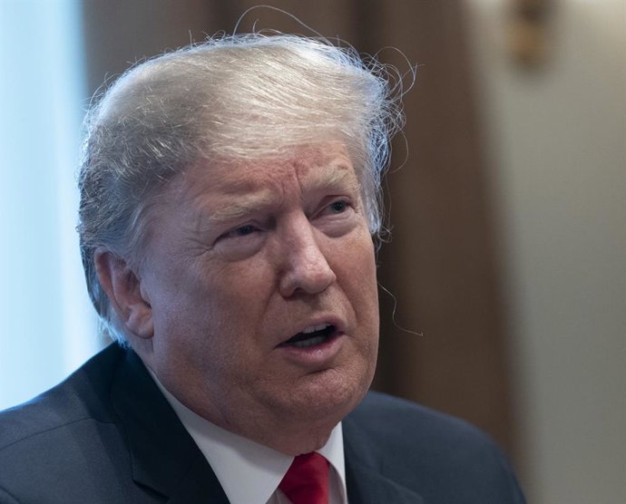 Trump talks southern border human trafficking