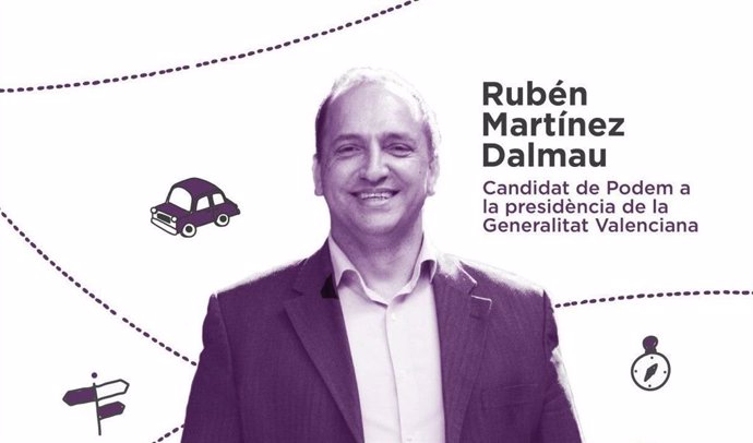 El candidato de Podem Martínez dalmau arranca una ruta por la Comunitat