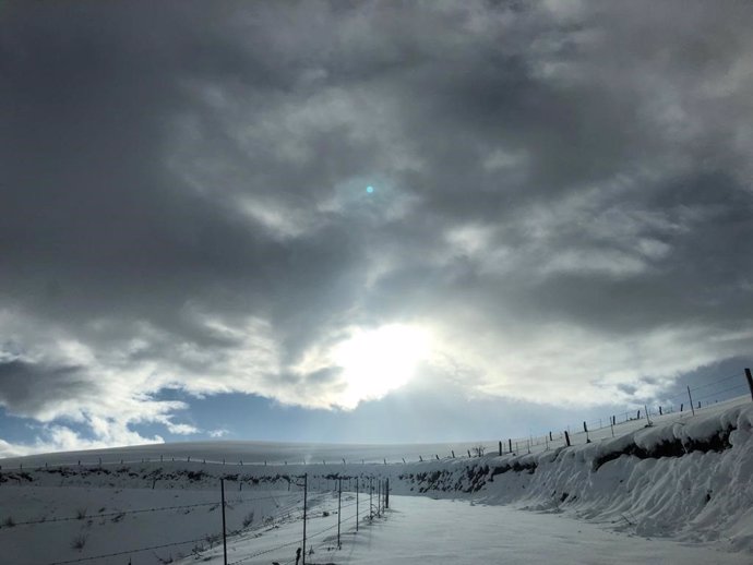 Nieve en Cangas del Narcea