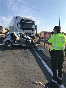 Accidente mortal en Oroso (A Coruña)