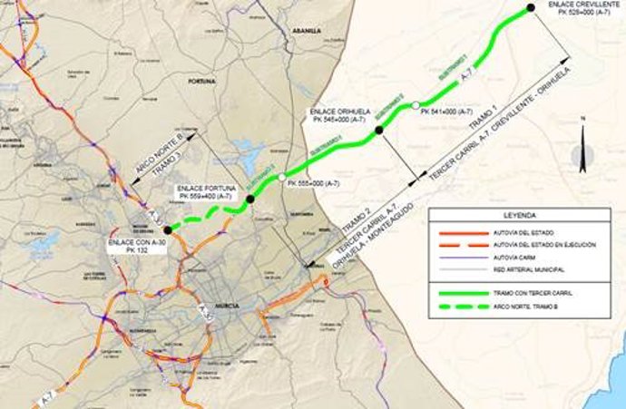 MAPA Autovía del Mediterráneo