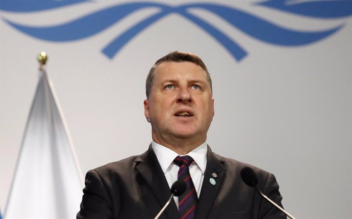 El presidente de Letonia, Raimonds Vejonis
