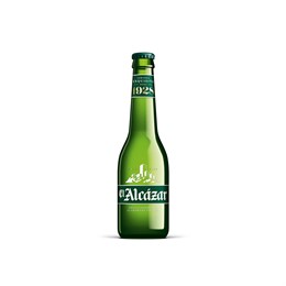 Nueva botella de la cerveza El Alcázar.