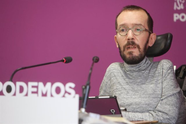 Rueda de prensa de Podemos sobre actualidad nacional y la situación del partido