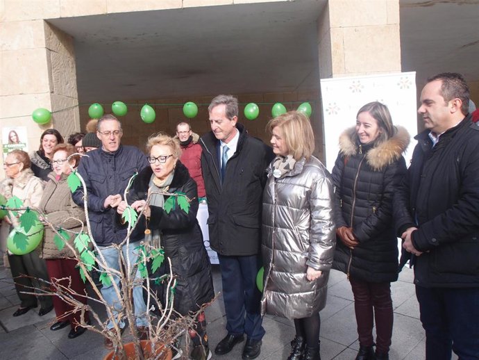 Imagen del acto en la Plaza del Ayuntamiento