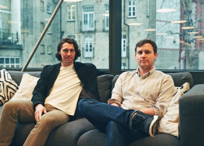 Los fundadores de Bud, Ed Maslaveckas y George Dunning