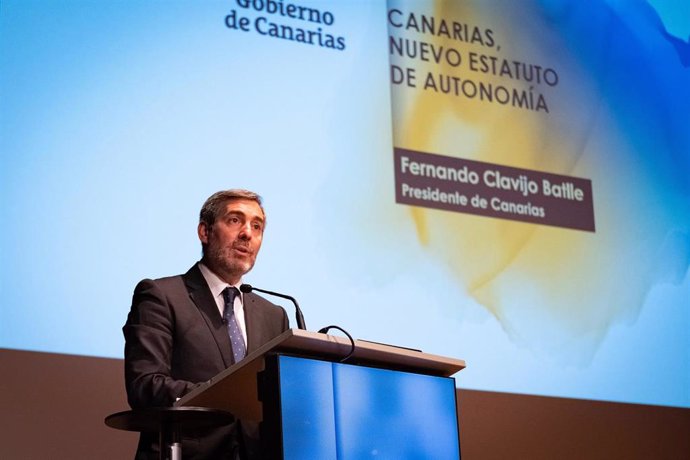 El presidente del Gobierno de Canarias, Fernando Clavijo, en una foto de archivo