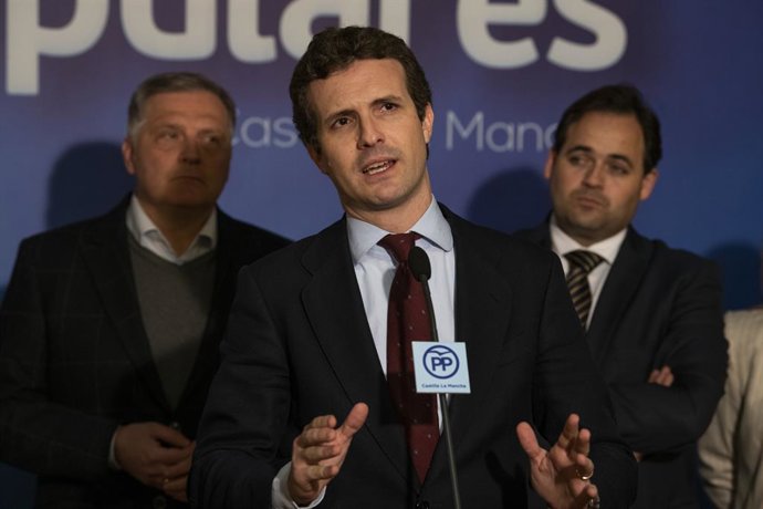 El president del Partit Popular, Pablo Casado, visita Ciudad Real