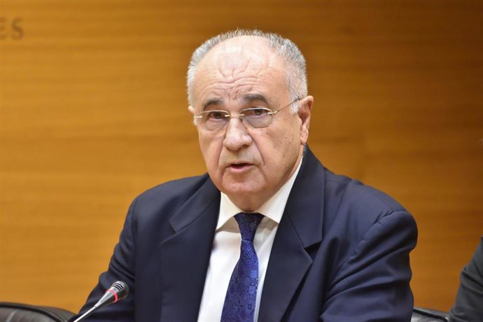 Blasco en su comparecencia en Les Corts sobre el caso Taula