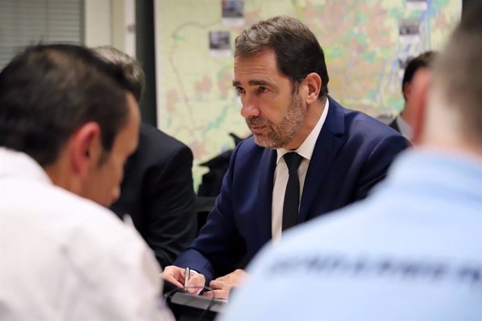 El ministro de Interior de Francia, Christophe Castaner, en Estrasburgo