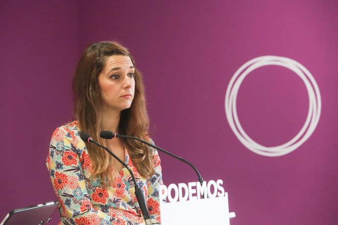 Rueda de prensa de Podemos sobre actualidad nacional y la situación del partido