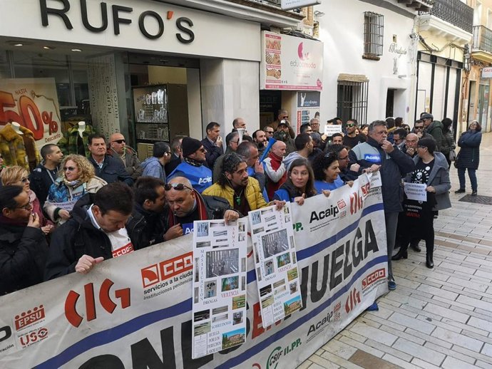 Concentración de sindicatos de trabajadores penitenciarios