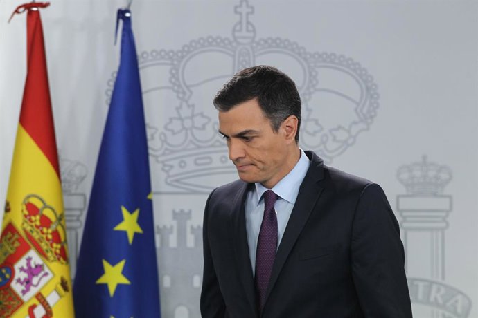 Comparecencia de Pedro Sánchez para realizar una declaración oficial sobre Venez