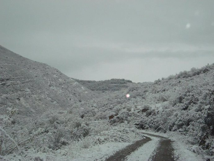 Nieve en La Rioja, monte nevado