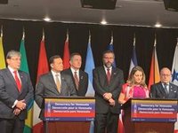 El Grupo de Lima acepta a Venezuela como miembro y rechaza cualquier iniciativa internacional de diálogo