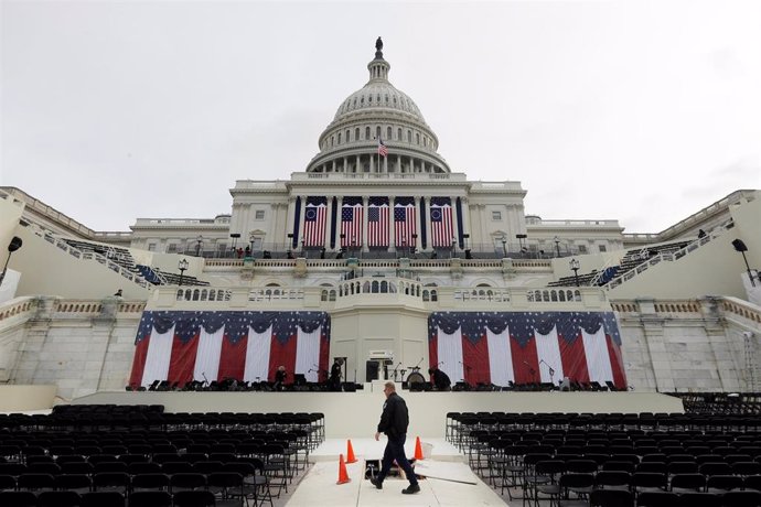 El Capitolio se prepara para la toma de posesión de Trump