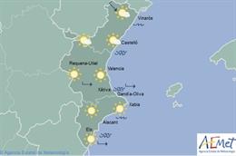 Predicción de este martes