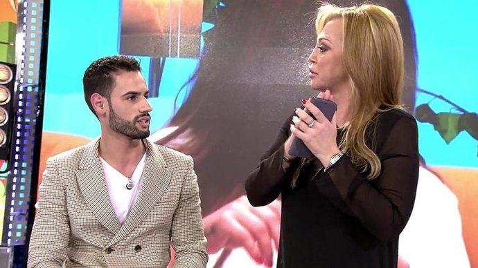 Asraf se enfrenta a Belén Esteban en el plató de Sálvame
