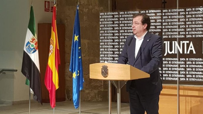 El presidente de la Junta, Guillermo Fernández Vara