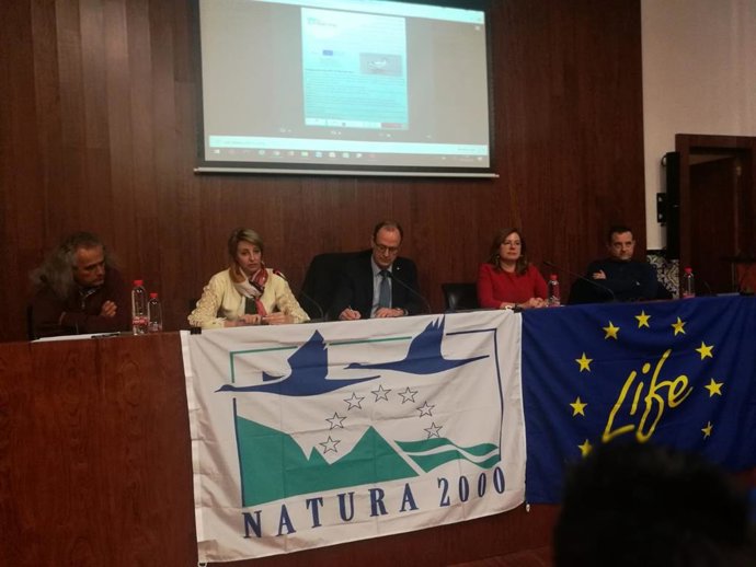 La directora general Consuelo Rosauro, durante  la jornada de presentación del p